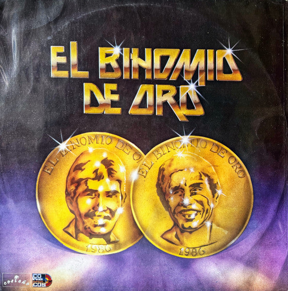 El Binomio De Oro – El Binomio De Oro 1986 - VG+ LP Record 1986 Costeño Colombia Vinyl - Latin / Vallenato - Shuga Records