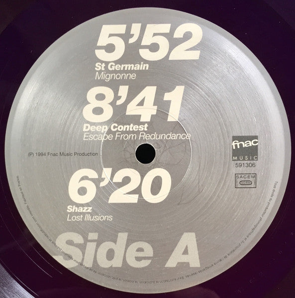 Various - La Collection - VG+ 2 LP Record 1994 Fnac Music Dance Division France Purple Vinyl - Electronic / Trance / Acid House / Techno - Shuga Records