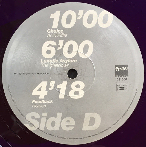 Various - La Collection - VG+ 2 LP Record 1994 Fnac Music Dance Division France Purple Vinyl - Electronic / Trance / Acid House / Techno - Shuga Records