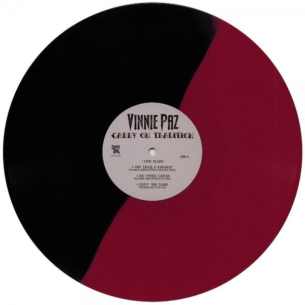 Vinnie Paz - Carry On Tradition - New LP Record 2013 Enemy Soil Red/Black Split Vinyl & Download - Hip Hop - Shuga Records