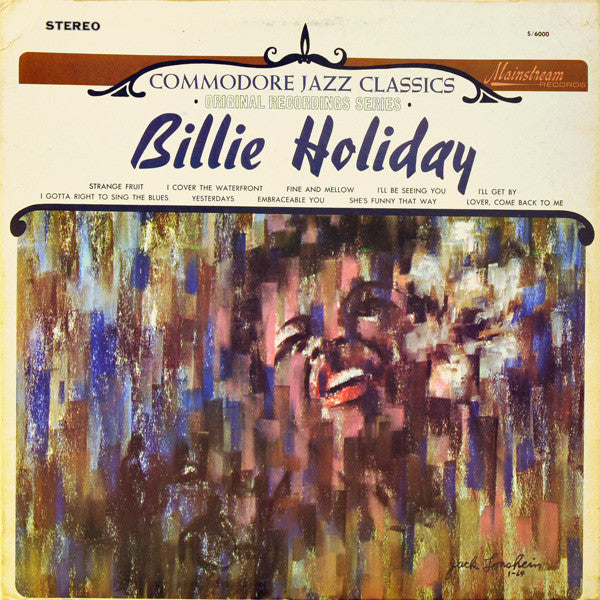 Billie Holiday - Commodore Jazz Classics - VG+ LP Record 1964 Mainstream Original Vinyl - Jazz / Vocal / Swing - Shuga Records