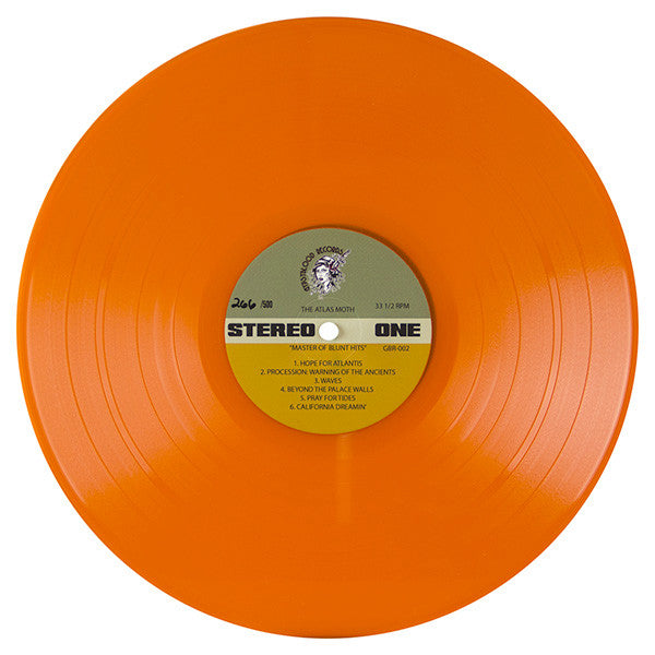 The Atlas Moth - Master Of Blunt Hits - Mint- LP Record 2013 Gypsyblood Orange Crush Vinyl - Chicago Doom Metal / Stoner Metal - Shuga Records