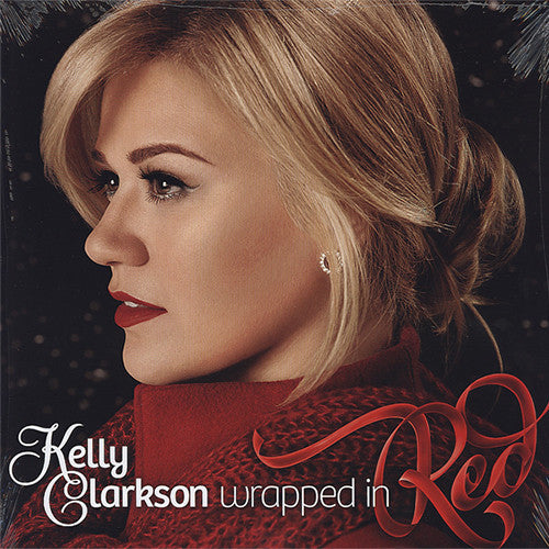 Kelly Clarkson - Wrapped In Red - Mint- LP Record 2013 RCA USA Red Vinyl & Insert - Holiday / Pop Rock - Shuga Records