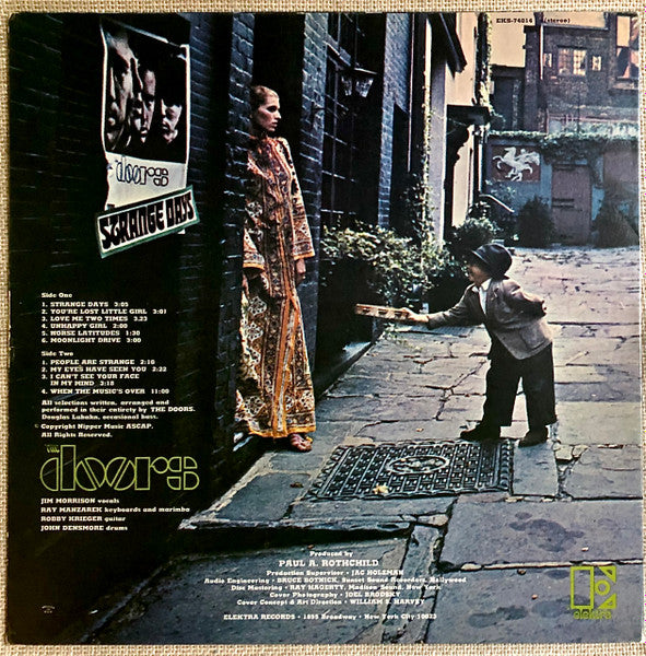 The Doors - Strange Days - VG LP Record 1967 Elektra USA Stereo Original Vinyl - Psychedelic Rock / Blues Rock - Shuga Records