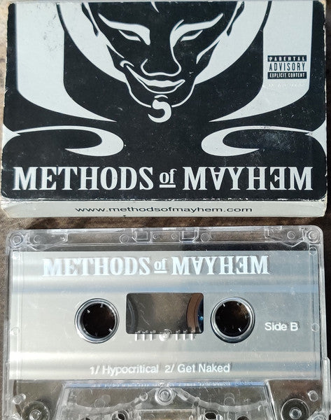 Methods Of Mayhem - Hypocritical / Get Naked - Mint- Cassette Single 1999 MCA USA Promo Tape - Pop Rap / Funk Metal - Shuga Records