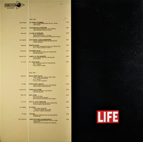 Various - Urban Sprawl & All That Jazz - VG+ LP Record 1965 Decca USA Vinyl & Insert - Jazz / Swing / Bop / Dixieland - Shuga Records