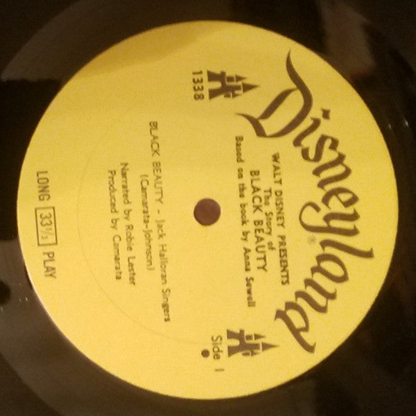 Camarata - Walt Disney - The Story Of Black Beauty (1966) - VG+ LP Record 1973 Disneyland USA Vinyl - Story / Children's