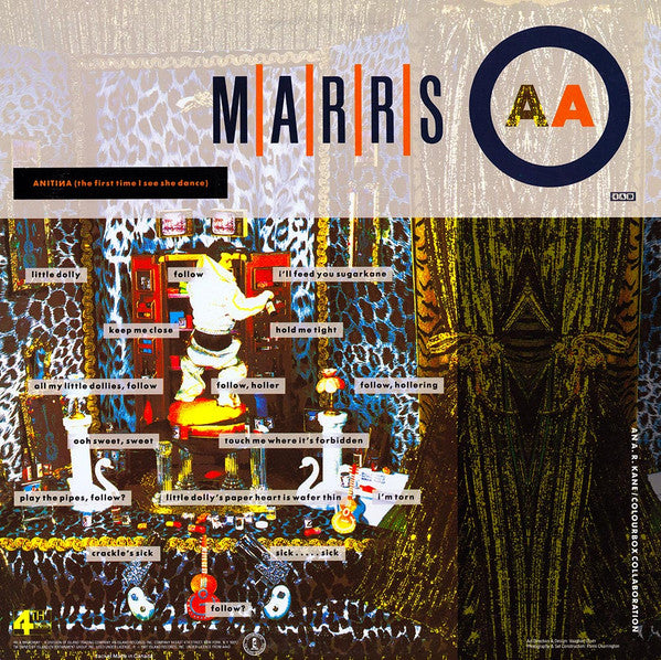 M|A|R|R|S - Pump Up The Volume - VG+ 12" Single Record 1987 4th & Broadway USA - House / Acid House - Shuga Records