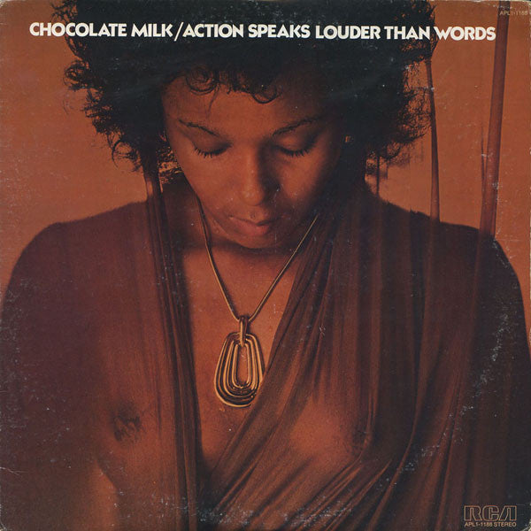 Chocolate Milk - Action Speaks Louder Than Words - VG+ (VG cover) LP Record 1975 RCA USA Original Vinyl - Soul / Bayou Funk - Shuga Records