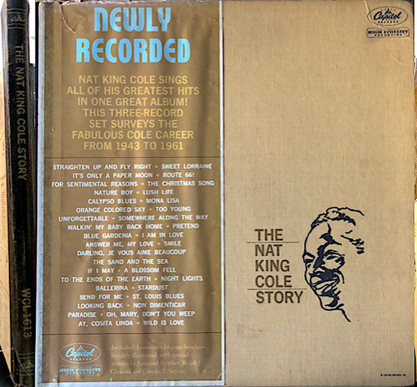 Nat King Cole - The Nat King Cole Story - VG+ 3 LP Record Box Set Capitol USA Original Vinyl & Booklet - Jazz / Big Band / Pop - Shuga Records