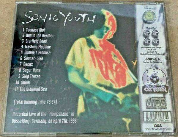 Sonic Youth - Hallucinogenic Preserve - VG+ CD 1996 Monada Czech Republic RARE Unofficial - Alternative Rock - Shuga Records