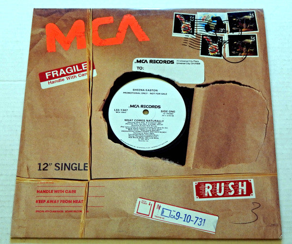 Sheena Easton - What Comes Naturally - Mint- 12" Single Record 1991 MCA USA Promo Label Vinyl - Synth-pop - Shuga Records