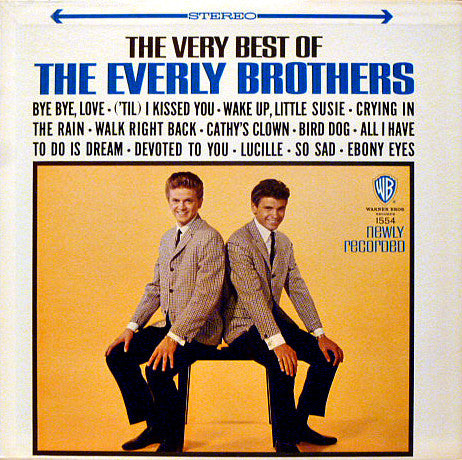 Everly Brothers - The Very Best Of The Everly Brothers - Mint- LP Record 1964 Warner USA Original Gold Vitaphonic Stereo Vinyl - Pop Rock / Rock & Roll - Shuga Records