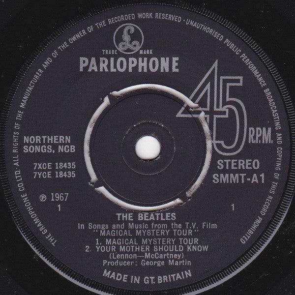 The Beatles - Magical Mystery Tour (1967) - Mint- 2x 7" EP Record 1981 Parlophone UK Vinyl & Booklet - Psychedelic Rock / Pop Rock - Shuga Records