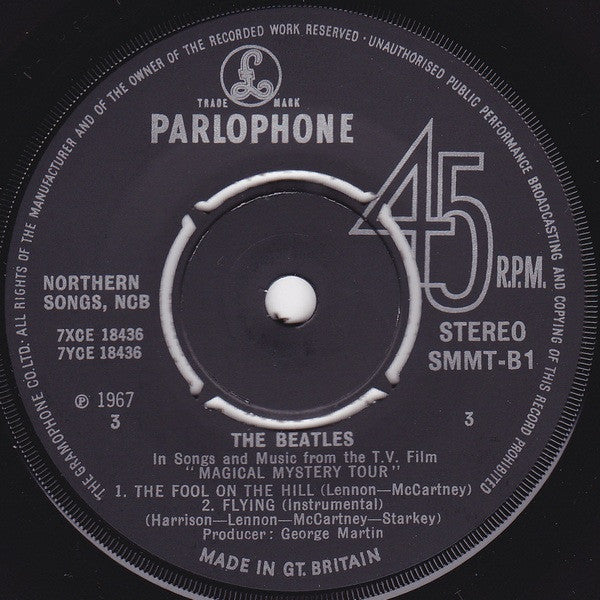 The Beatles - Magical Mystery Tour (1967) - Mint- 2x 7" EP Record 1981 Parlophone UK Vinyl & Booklet - Psychedelic Rock / Pop Rock - Shuga Records