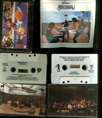Santana - Viva Santana! - Used 2 x Cassette 1988 CBS Tape - Hard Rock