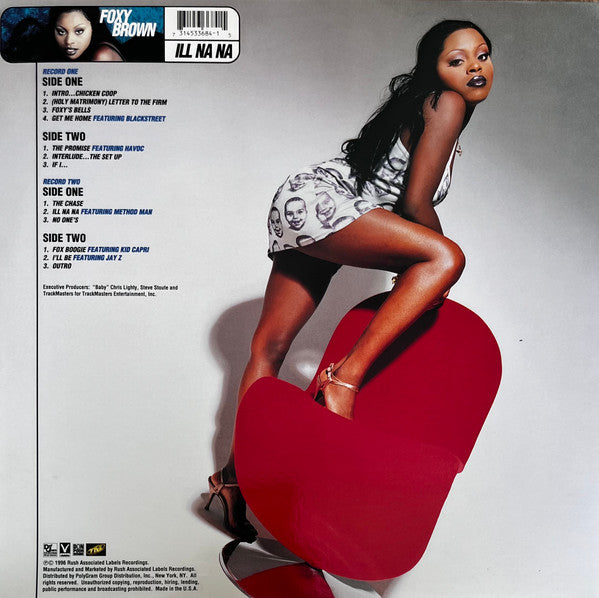 Foxy Brown – Ill Na Na - Mint- 2 LP Record 1996 Def Jam USA Vinyl & Inners - Hip Hop
