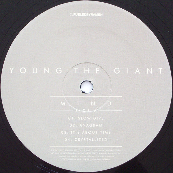 Young The Giant – Mind Over Matter - Mint- 2 LP Record 2014 Fueled By Ramen USA Vinyl & Insert - Alternative Rock / Indie Rock - Shuga Records