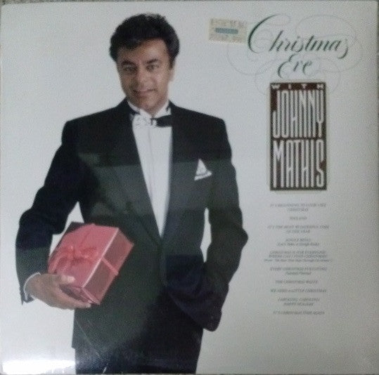 Johnny Mathis - Christmas Eve With Johnny Mathis - VG+ LP Record 1986 Columbia USA Vinyl - Holiday - Shuga Records