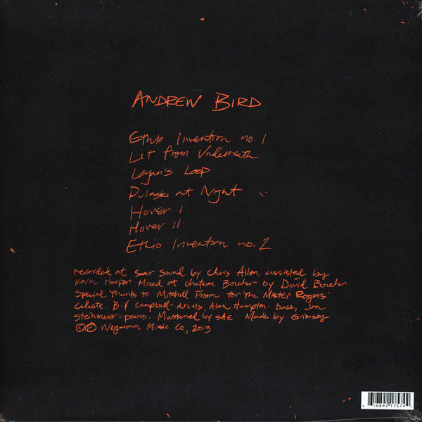 Andrew Bird - I Want To See Pulaski At Night - Mint- EP Record 2013 Grimsey USA Black Vinyl - Alternative Rock