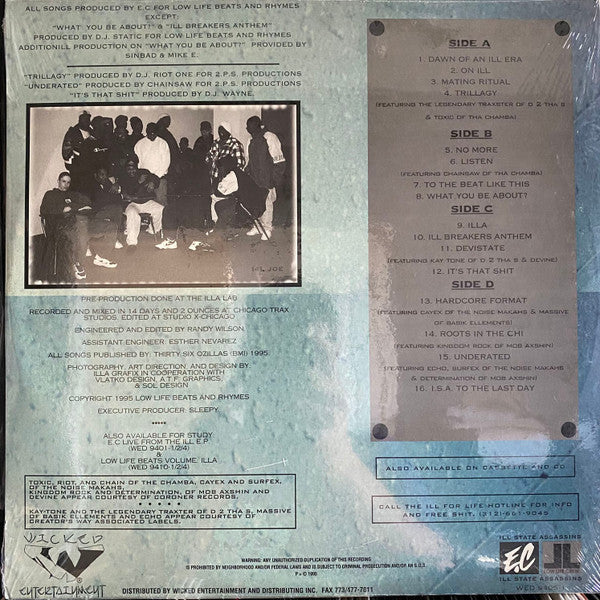 E.C Illa - E.C Illa L.P. - Mint- (VG+ cover) 2 LP Record 1995