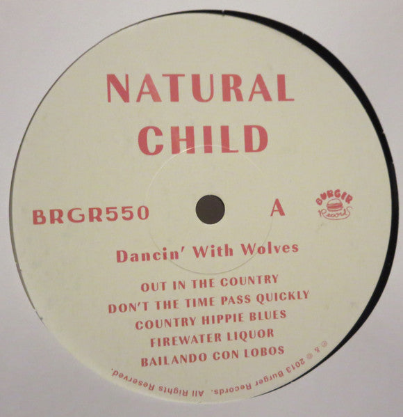 Natural Child - Dancin' With Wolves - VG+ LP Record 2014 Burger USA Black Vinyl - Rock / Blues Rock - Shuga Records