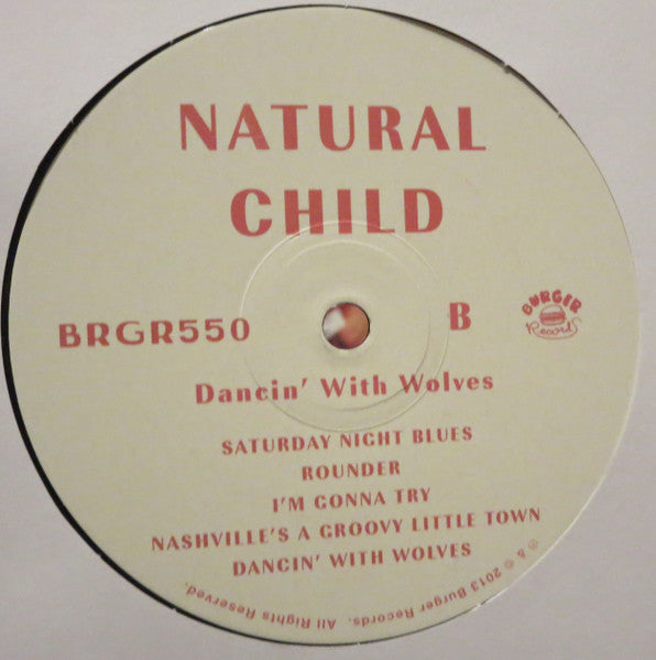 Natural Child - Dancin' With Wolves - VG+ LP Record 2014 Burger USA Black Vinyl - Rock / Blues Rock - Shuga Records