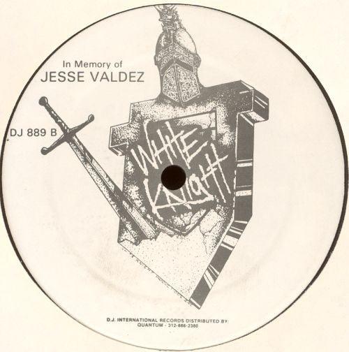 White Knight - Never Give Up - VG 12" Single Record 1986 D.J. International Original Vinyl - Chicago House / Hip House - Shuga Records