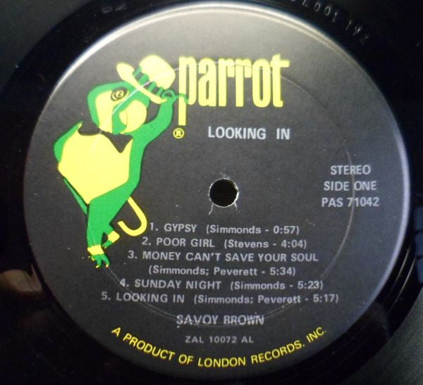 Savoy Brown - Looking In - VG+ LP Record 1970 Parrot USA Original Vinyl - Hard Rock / Blues Rock - Shuga Records