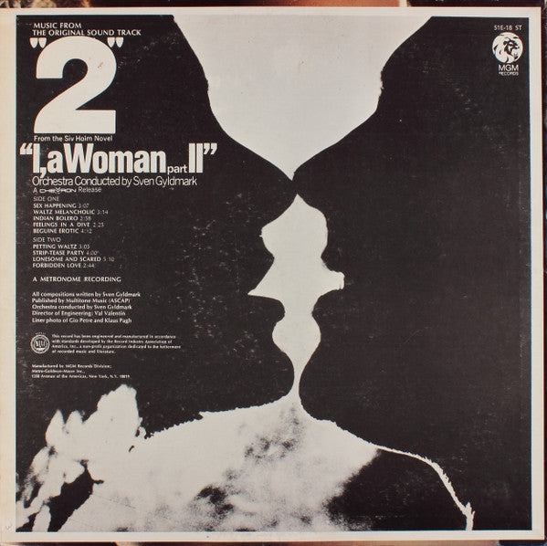 Sven Gyldmark – 2 (The Original Sound Track) - VG+ LP Record 1968 MGM USA Promo Vinyl - Soundtrack - Shuga Records