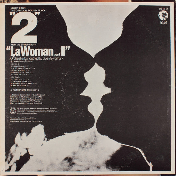 Sven Gyldmark – 2 (The Original Sound Track) - VG+ LP Record 1968 MGM USA Promo Vinyl - Soundtrack