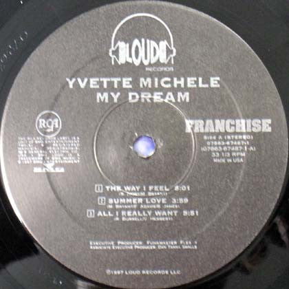 Yvette Michele - My Dream - Mint- 2 LP My Dream 1997 Loud RCA USA Vinyl - R&B / Soul / Funk - Shuga Records