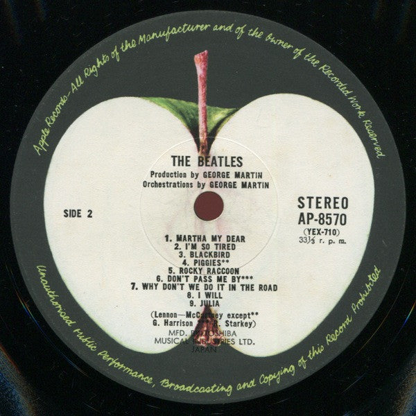 The Beatles - The Beatles (The White Album) - VG+ (VG cover) 2 LP Record 1969 Apple Japan Original Press Vinyl, Numbered & Poster - Pop Rock / Psychedelic Rock - Shuga Records