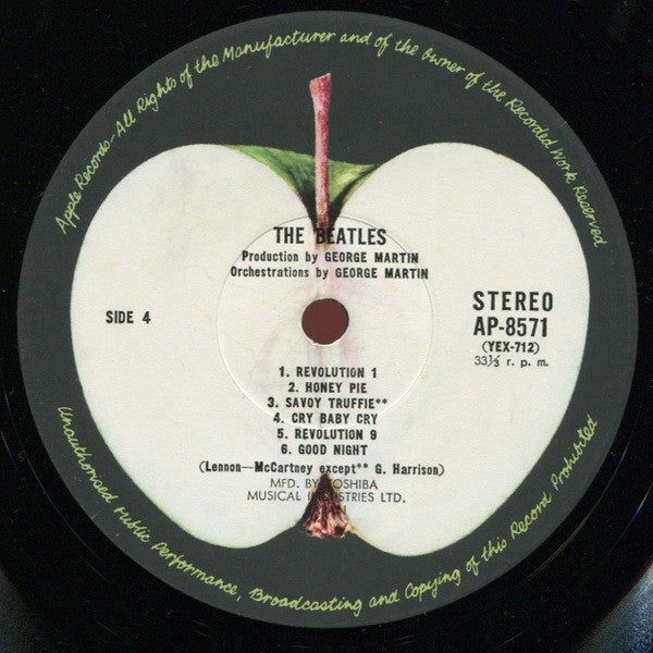The Beatles - The Beatles (The White Album) - VG+ (VG cover) 2 LP Record 1969 Apple Japan Original Press Vinyl, Numbered & Poster - Pop Rock / Psychedelic Rock - Shuga Records