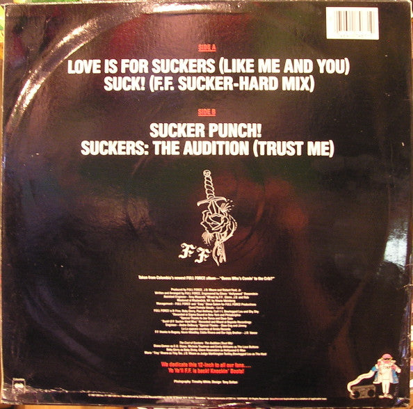Full Force - Love Is For Suckers (Like Me And You) - Mint- 12" SIngle Record 1987 Columbia USA Promo Vinyl - Funk / R&B