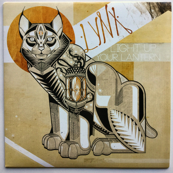 Lynx – Light Up Your Lantern - Mint- LP Record 2014 Feedbands Gypsypop Gold Vinyl & Insert - Electronic / Ambient - Shuga Records