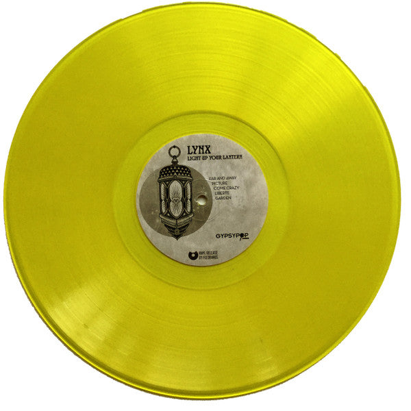 Lynx – Light Up Your Lantern - Mint- LP Record 2014 Feedbands Gypsypop Gold Vinyl & Insert - Electronic / Ambient - Shuga Records
