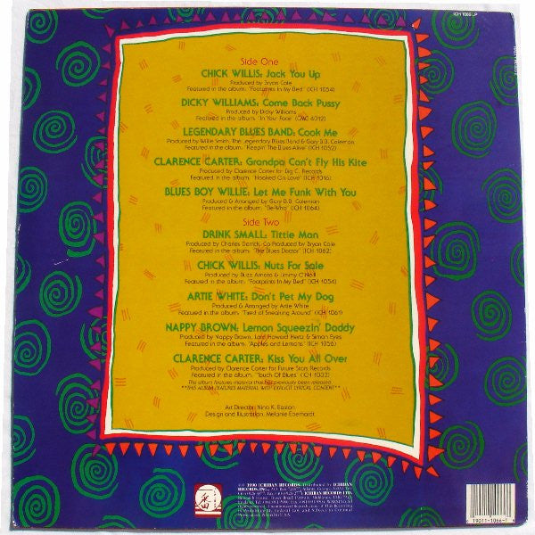 Various - Nasty Blues 2 - VG+ LP Record 1990 Ichiban USA Vinyl - Blues / Electric Blues / Erotic - Shuga Records