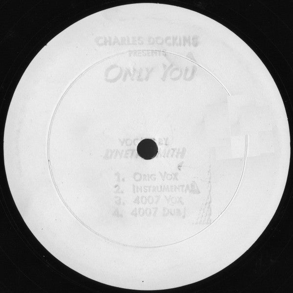Charles Dockins - Only You - VG+ 12" Single Record 1996 Shelter USA Promo Test Pressing - Deep House / House House - Shuga Records
