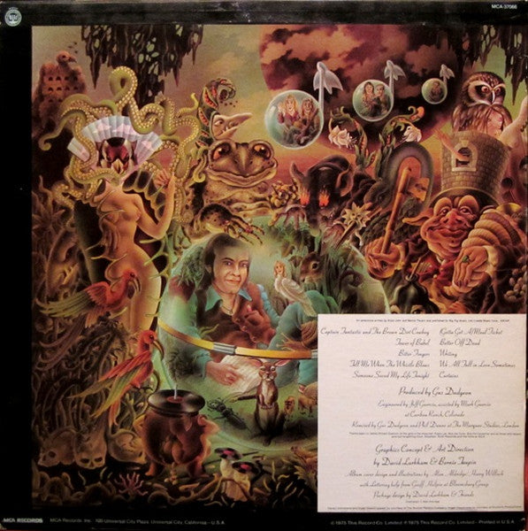 Elton John - Captain Fantastic And The Brown Dirt Cowboy (1975) - Mint- LP Record 1980 MCA USA Vinyl - Pop Rock / Classic Rock - Shuga Records