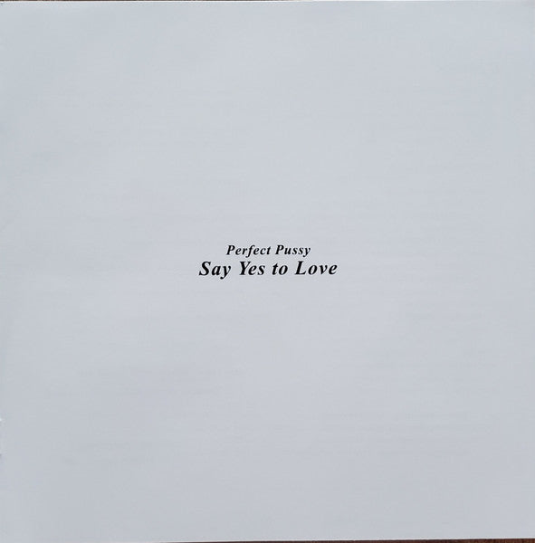Perfect Pussy - Say Yes To Love - Mint- LP Record 2014 Captured Tracks USA Black Vinyl & Booklet - Rock / Punk