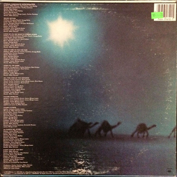 Santana ‎– Caravanserai (1972) - Mint- LP Record 1979 Columbia USA Vinyl - Psychedelic Rock / Latin - Shuga Records