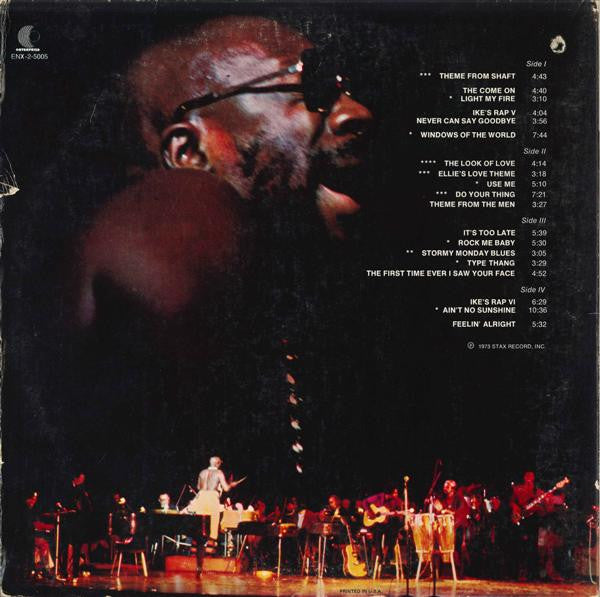 Isaac Hayes - Live At The Sahara Tahoe - VG 2 LP USA 1973 Enterprise USA Original Vinyl & Foldout Cover - Soul / Rhythm & Blues / Funk - Shuga Records