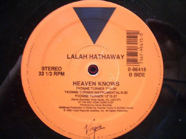 Lalah Hathaway - Baby Don't Cry (Frankie Knuckles Remixes) - Mint- 12" Single Record USA Vinyl - Chicago House / Downtempo - Shuga Records