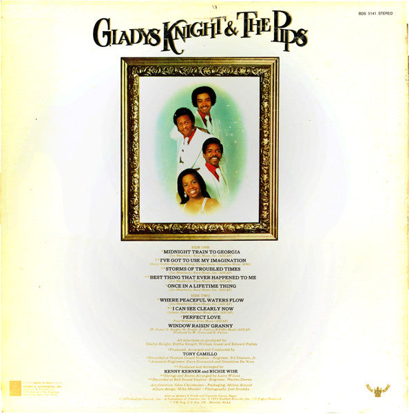 Gladys Knight & The Pips - Imagination - VG+ LP Record 1973 Buddah USA Original Vinyl - Soul / Funk - Shuga Records