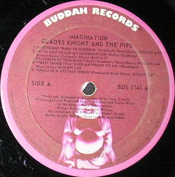 Gladys Knight & The Pips - Imagination - VG+ LP Record 1973 Buddah USA Original Vinyl - Soul / Funk - Shuga Records