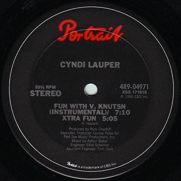 Cyndi Lauper - Girls Just Want To Have Fun - VG+ 12" Single Record 1984 Portrait USA Vinyl - Synth-pop - Shuga Records
