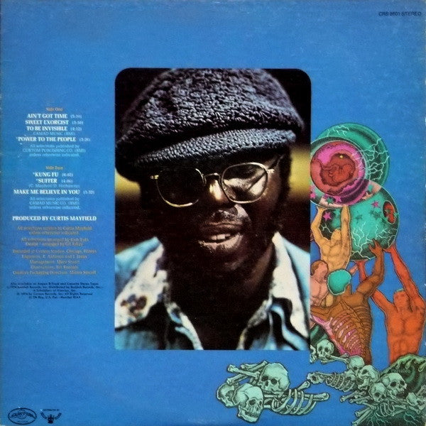 Curtis Mayfield - Sweet Exorcist - VG LP Record 1974 Curtom USA Original Vinyl - Soul / Funk - Shuga Records