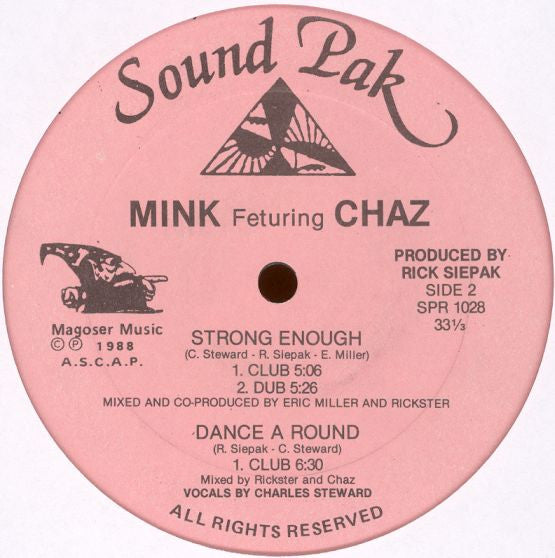 Mink Feturing Chaz – Change Your Mind - VG 12" Single Record 1988 Sound Pak Vinyl - Chicago House - Shuga Records