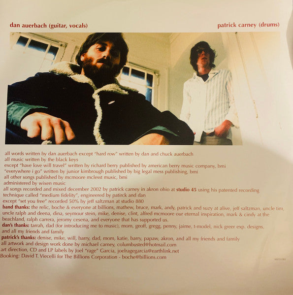 The Black Keys - Thickfreakness (2003) - VG+ LP Record 2015 Fat Possum USA 180 gram Vinyl - Rock / Blues Rock